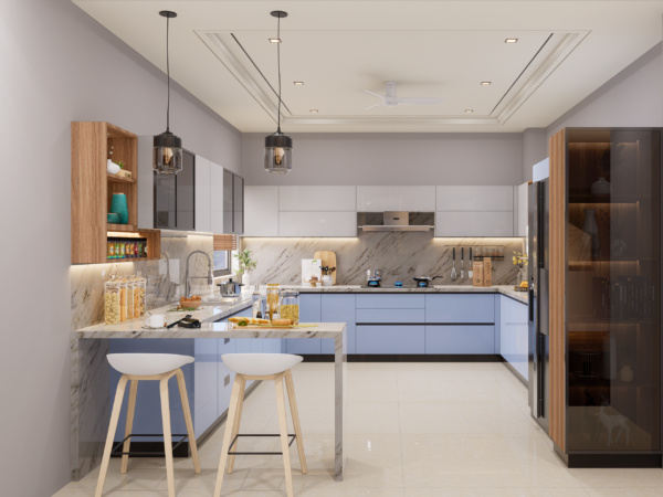 Classic Kitchen With Breakfast Table